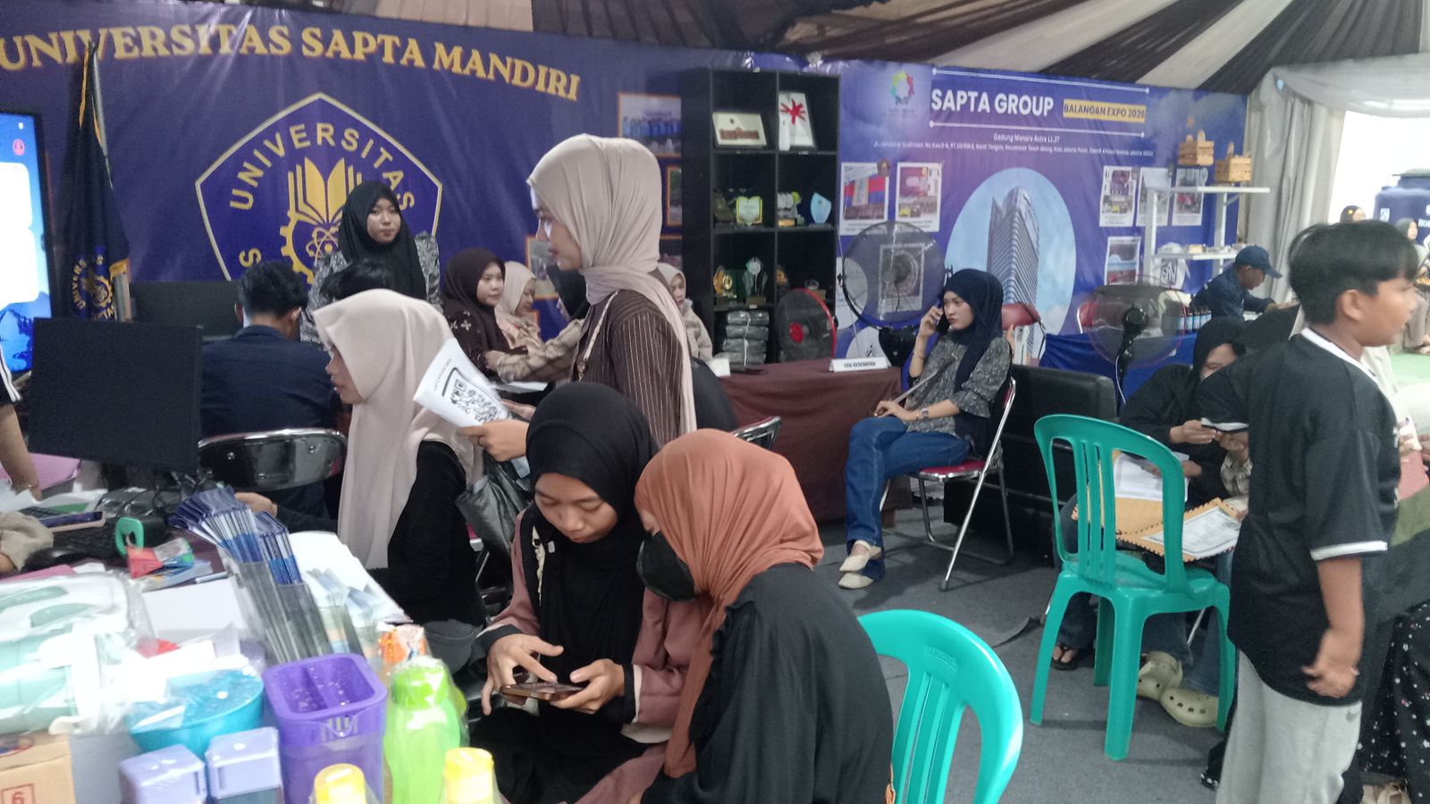 Ramai di Balangan Expo, Stan Univsm Hampir Capai 100 Pendaftar, Prodi Manajemen Paling Diminati