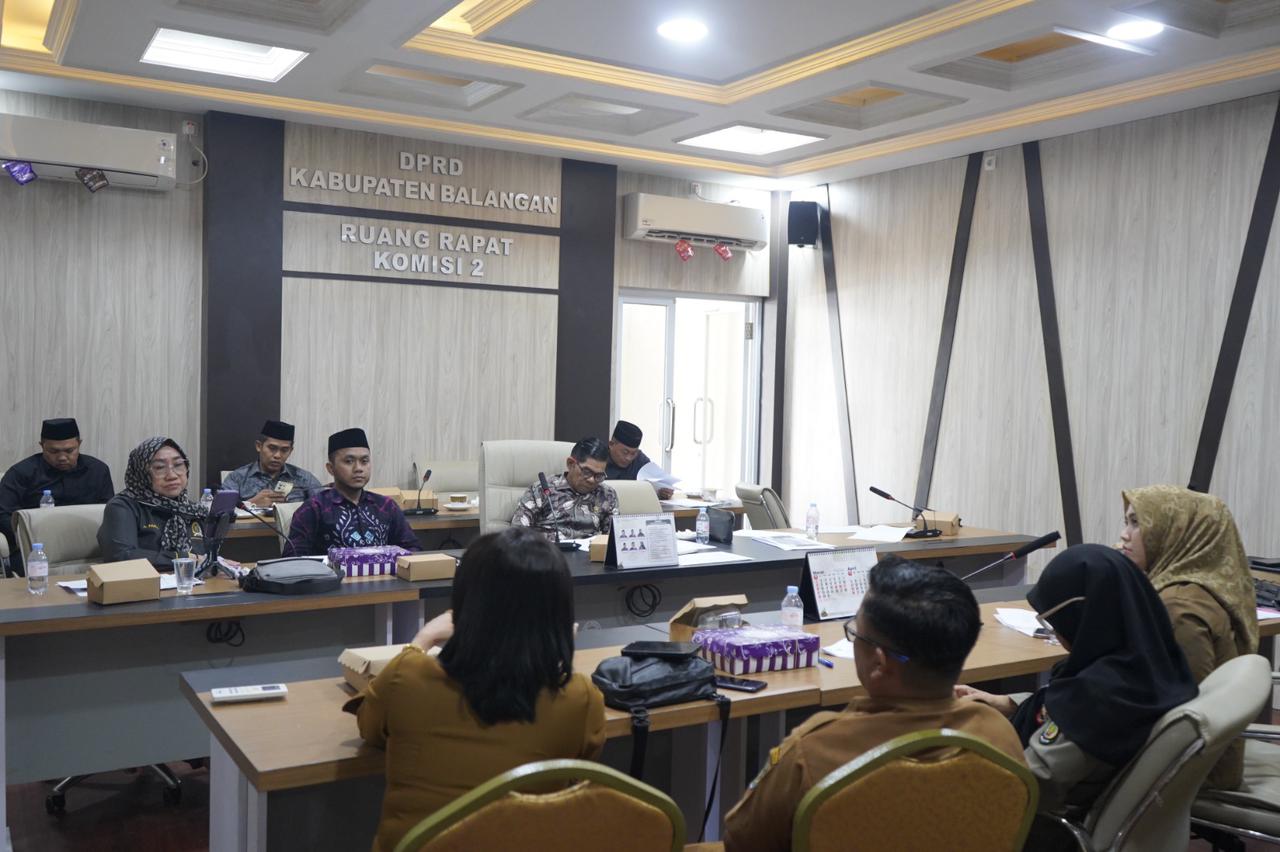 Komisi II DPRD Balangan Bahas LKPJ 2025, Evaluasi Kinerja SKPD di Sektor Ekonomi dan Pembangunan