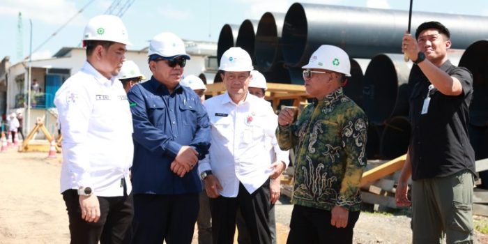 Proyek Jembatan Penghubung Kotabaru-Batulicin terus Dikebut.